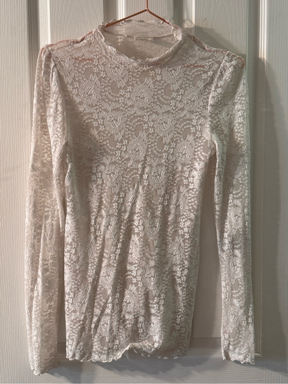 Free People Sheer Lace Top